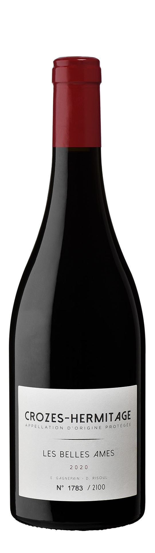 Crozes Hermitage rouge les belles Ames BD